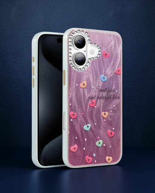Apple İphone 16 Kılıf Blade Aynalı Desenli Kapak - Desen 8