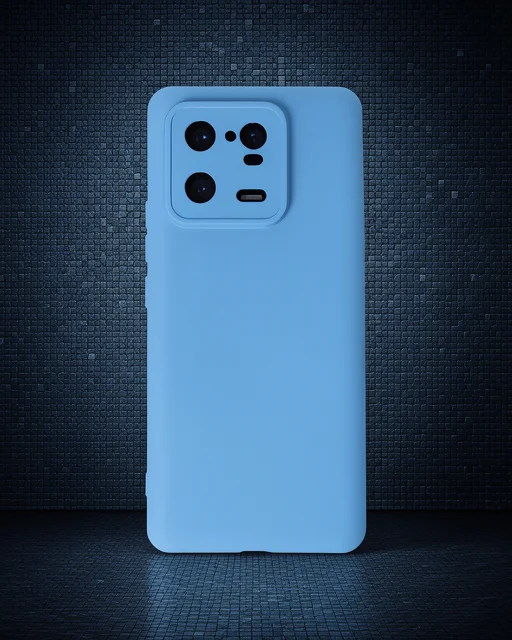 Xiaomi Mi 13 Pro Kılıf Nano İçi Kadife Silikon - Mavi