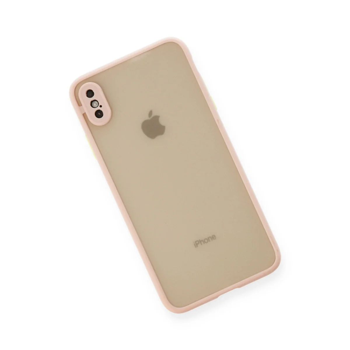 Apple İphone X Kılıf Montreal Silikon Kapak - Pembe görsel 3