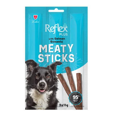 Meaty Sticks Somonlu Tahılsız Köpek Ödül Çubuğu 3x11 Gr