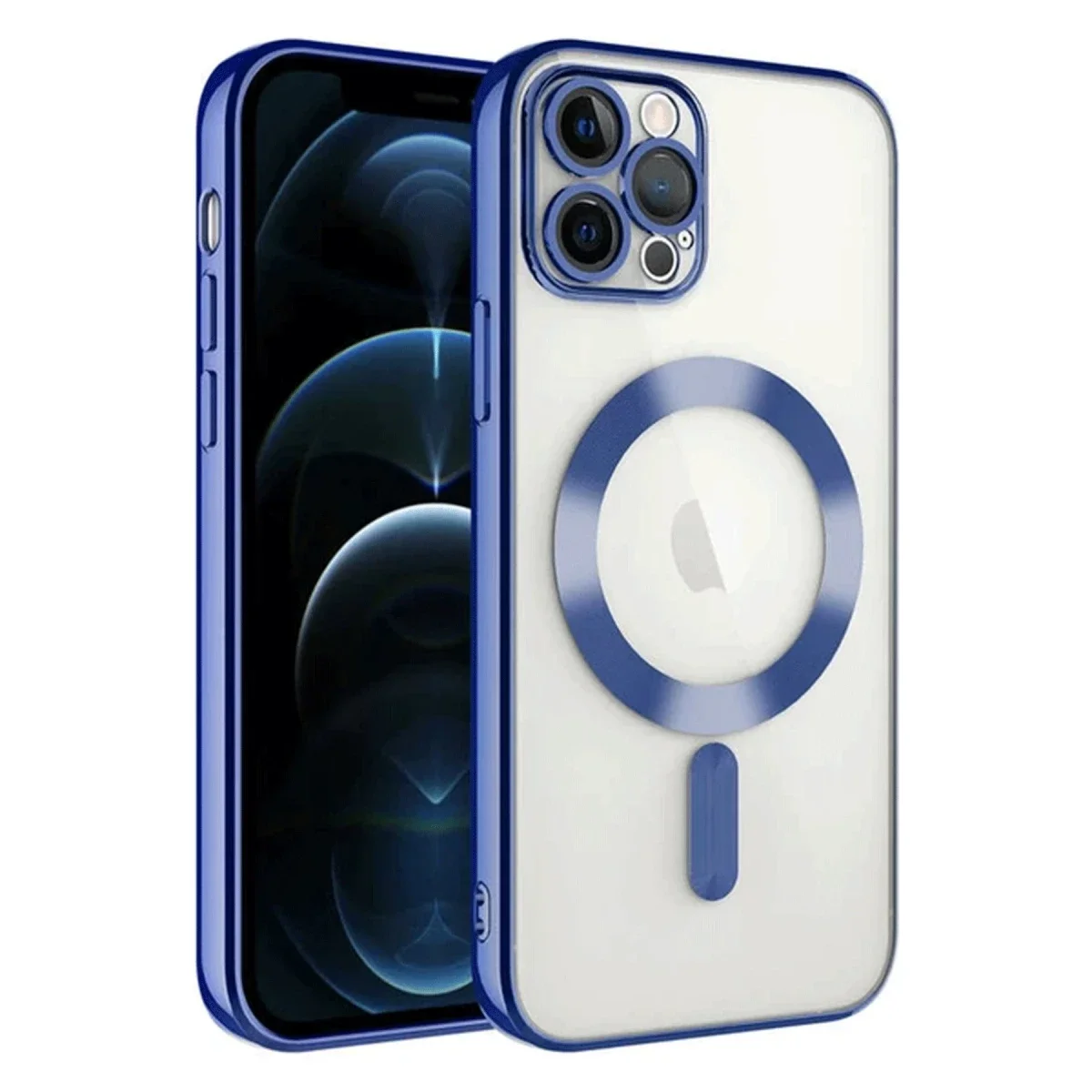 Apple iPhone 14 Pro Max Kılıf Kross Magneticsafe Kapak - Lacivert