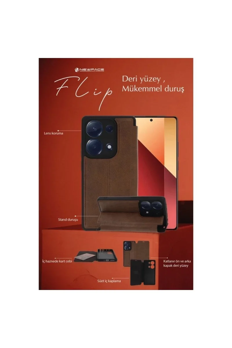 Apple iPhone 14 Pro Max Kılıf Flip Cover - Taba görsel 2