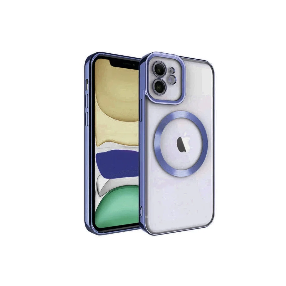 Apple iPhone 11 Kılıf Kross Magneticsafe Kapak - Lacivert