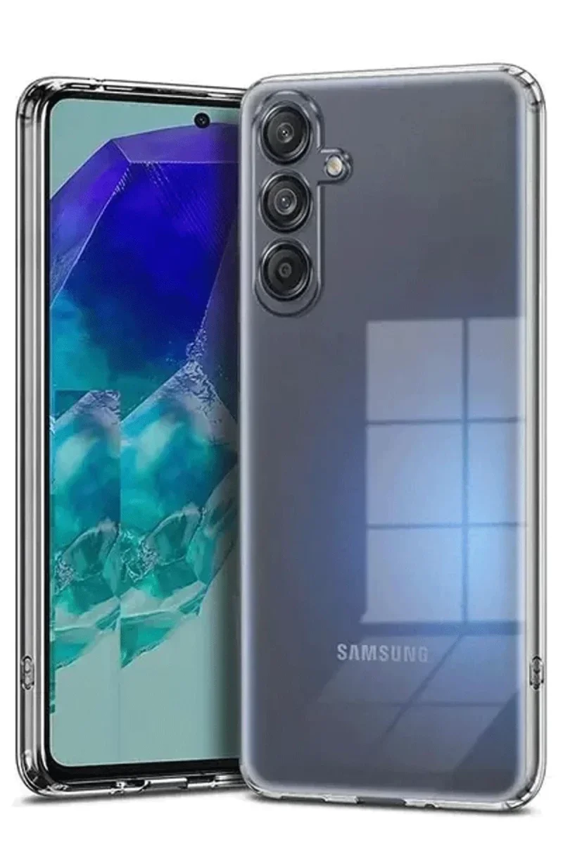 Samsung Galaxy A17 5G Kılıf Lüx Şeffaf Silikon görsel 2