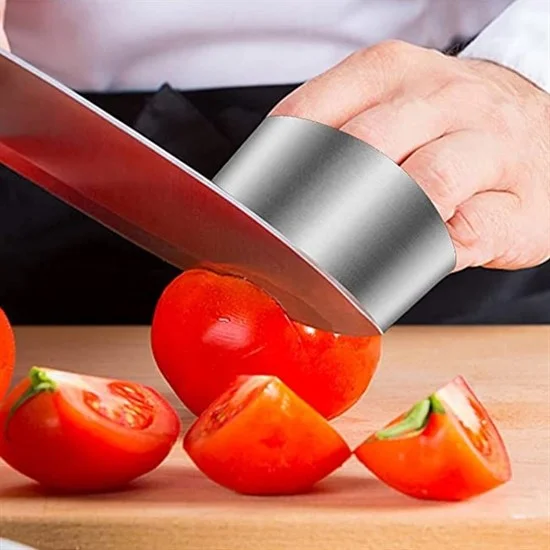 2li Metal Parmak Koruyucu Hızlı ve Güvenli Kesme Paslanmaz Çelik Koruyucu Aparat görsel 3