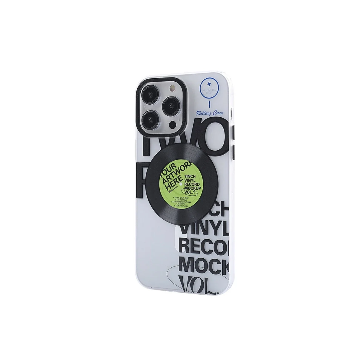 Apple İphone 14 Pro Kılıf Apollo Magneticsafe Desenli Kapak - Apollo Şeffaf - 5 görsel 2
