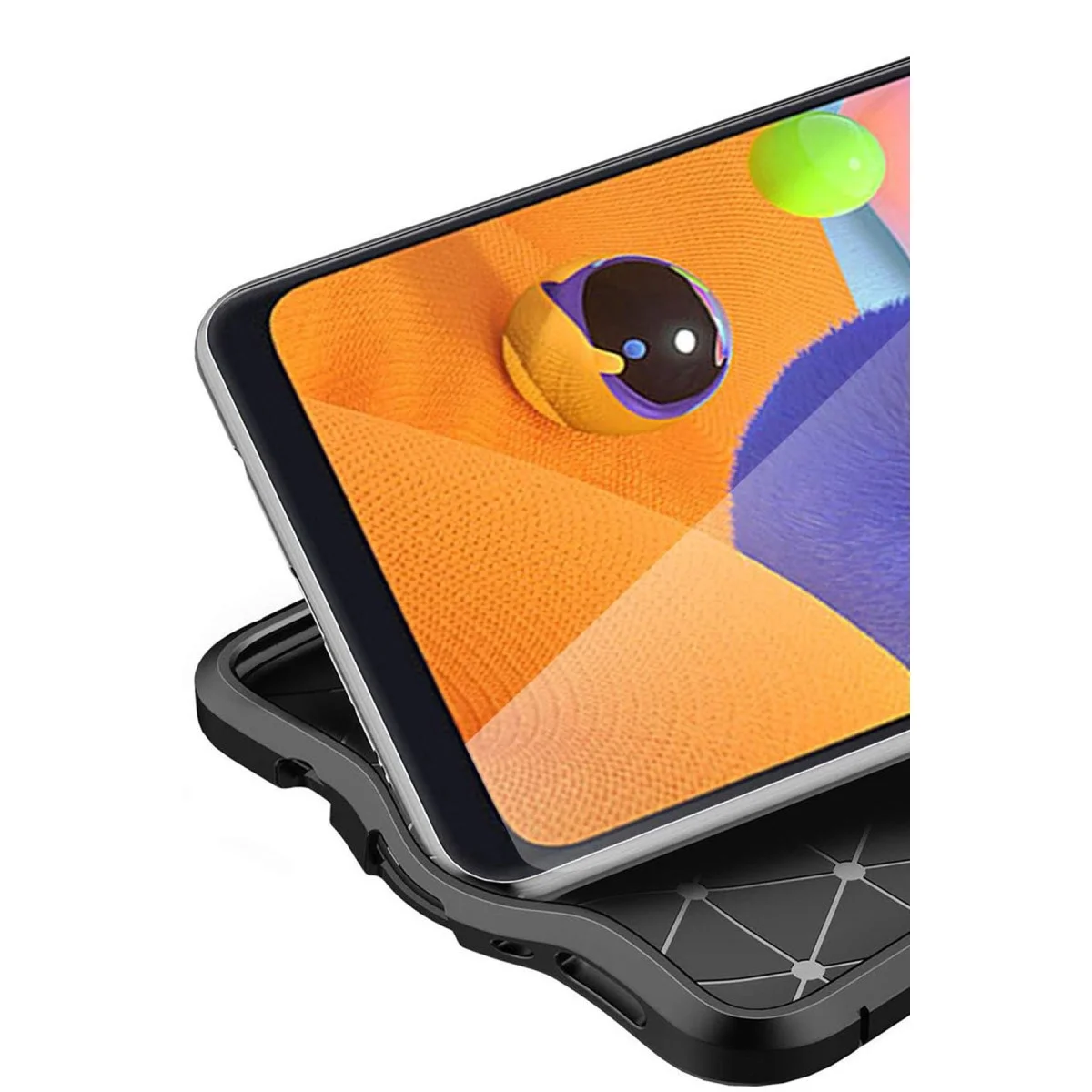 Samsung Galaxy A31 Kılıf Auto Focus Kapak - Kırmızı görsel 3