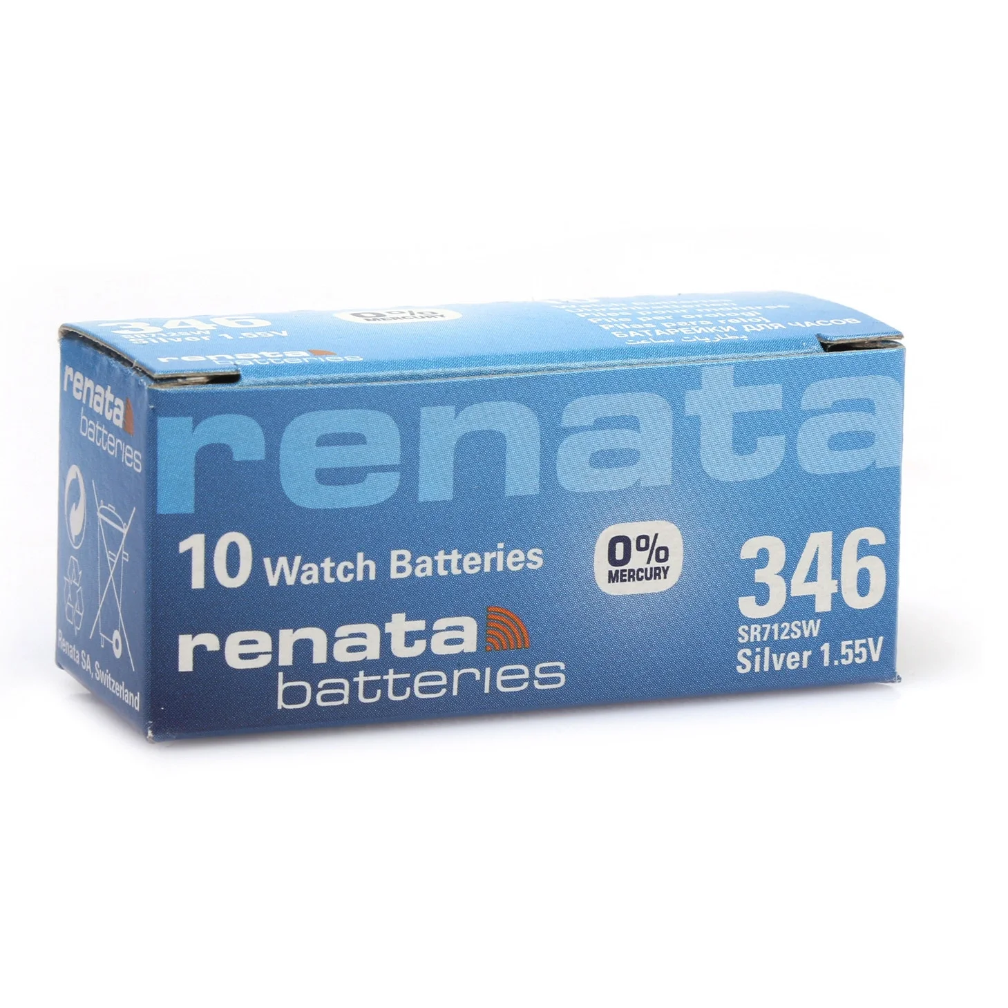 346 SR712SW 1.55V Alkalin Saat Pili 10 Adet