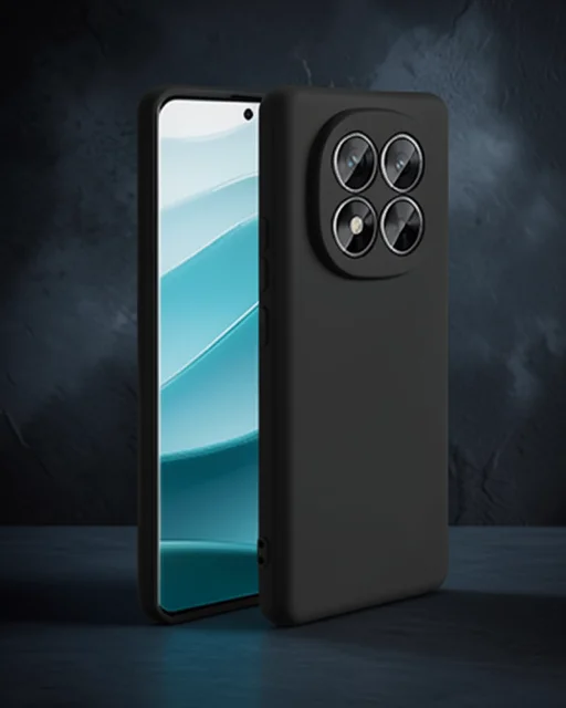 Xiaomi Redmi Note 14 Pro 5g Kılıf Nano İçi Kadife Silikon - Siyah