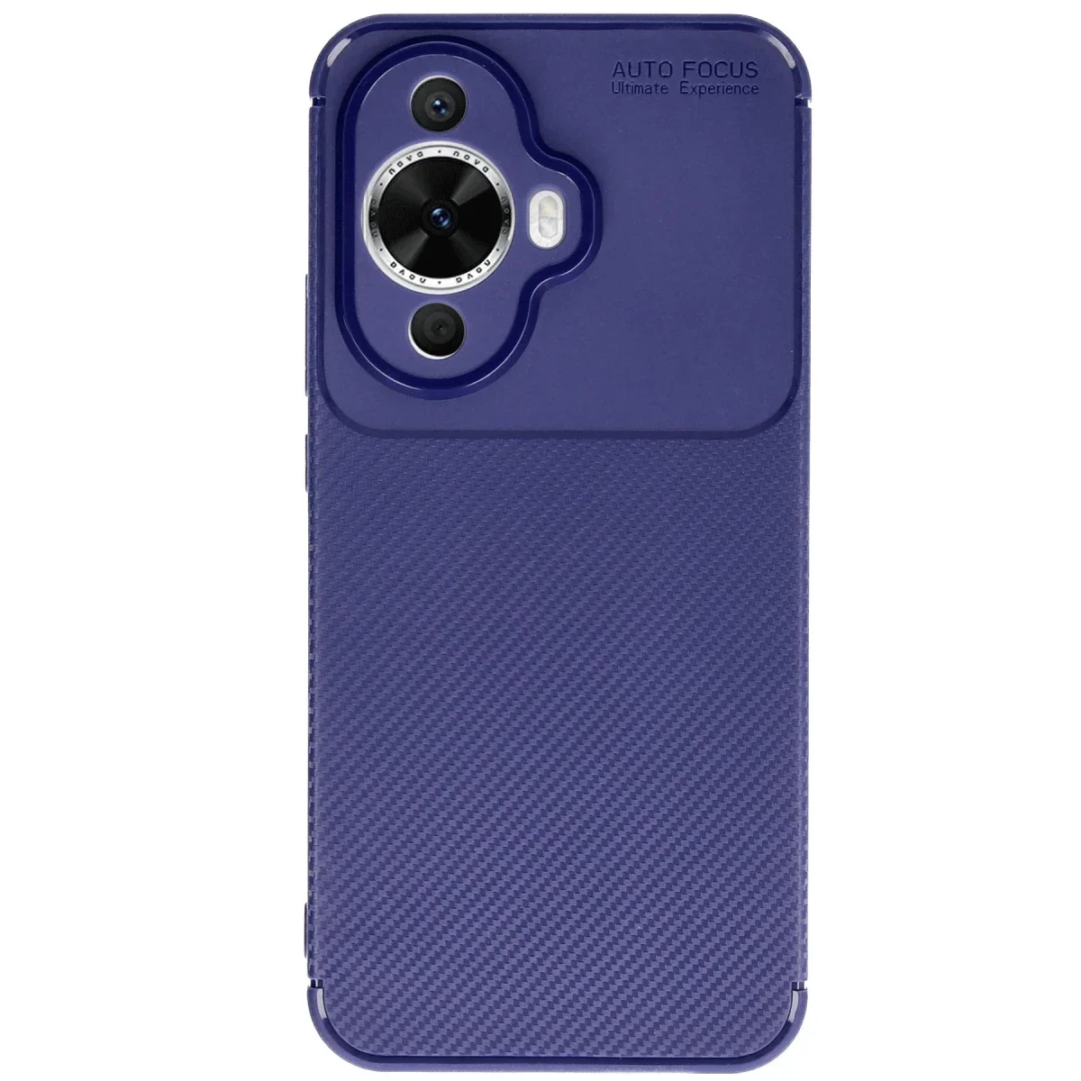 Huawei Nova 12S Kılıf Auto Focus Karbon Kapak - Lacivert