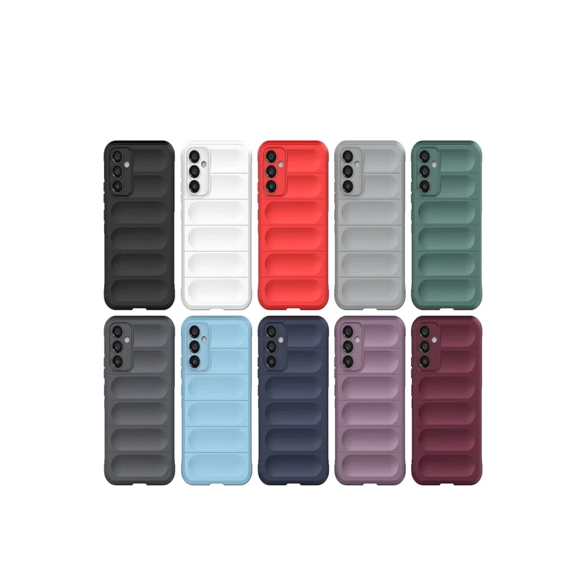 Samsung Galaxy A05S Kılıf Optimum Silikon - Mor görsel 3