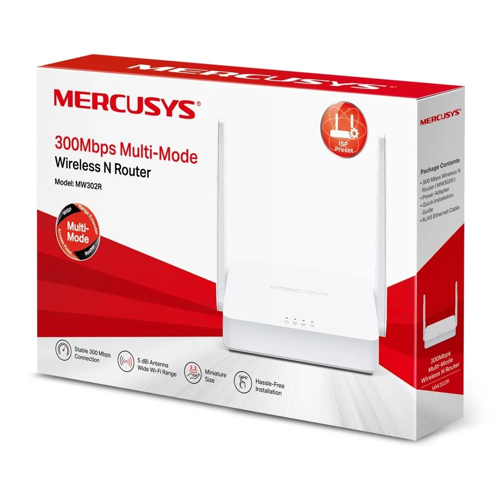 Mercusys MW302R 300MBPS Wıfı N Router