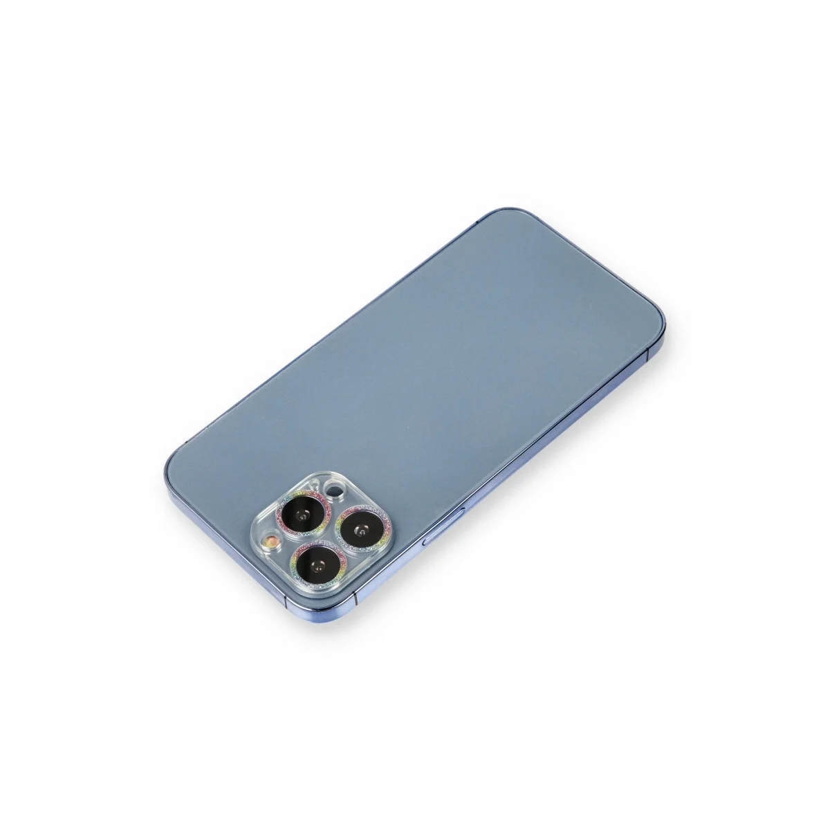 Apple İphone 12 Pro Shine Kamera Lens Koruma Cam - Rainbow