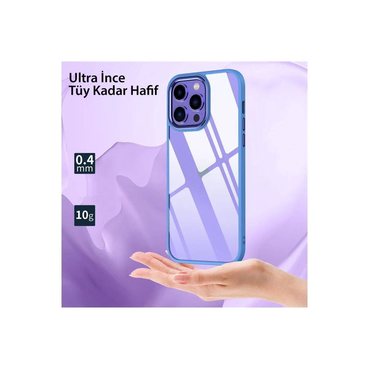 Apple İphone 14 Pro Max Kılıf Power Silikon - Rose görsel 2