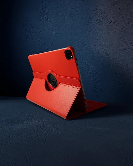 Apple İpad Pro 11 (2020) Kılıf 360 Tablet Deri Kılıf - Kırmızı