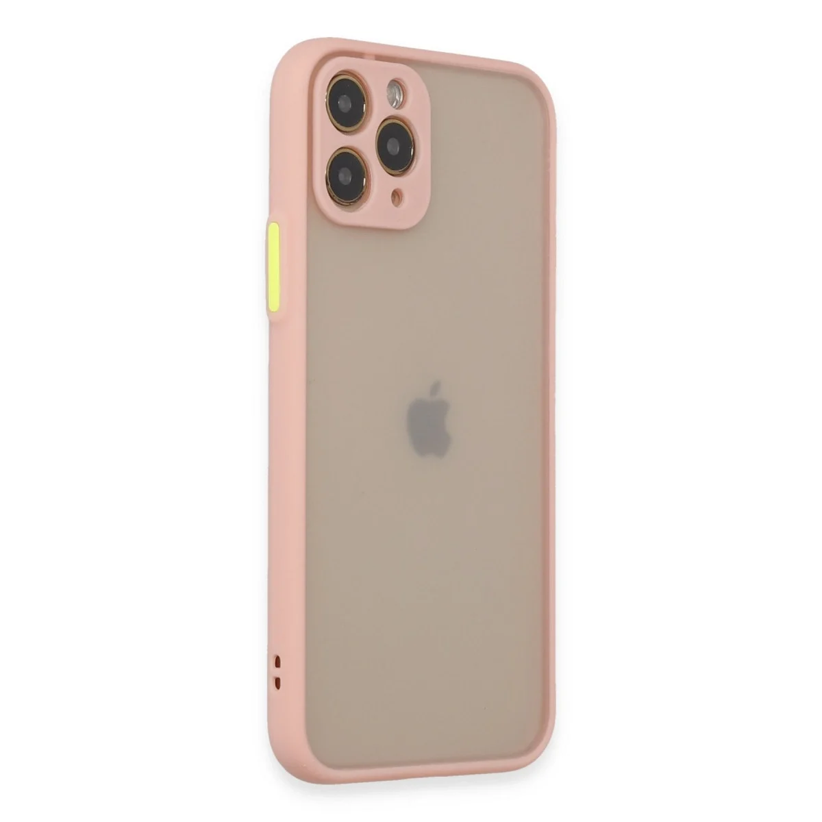 Apple İphone 11 Pro Kılıf Montreal Silikon Kapak - Pembe görsel 2