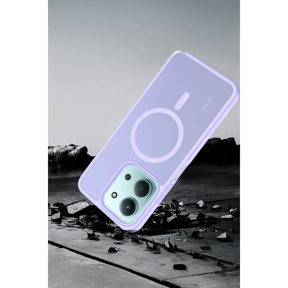 Joko Xiaomi Redmi 15C 4G Jota Magsafe Kapak - Lila görsel 4
