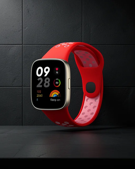 Xiaomi Redmi Watch 3 Spor Delikli Kordon (saat Değildir) - Turkuaz-beyaz