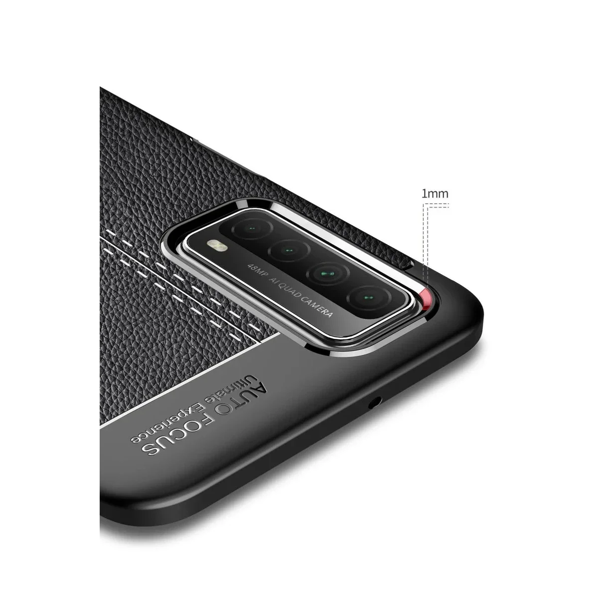 Huawei P Smart 2021 Kılıf Auto Focus Kapak - Kırmızı görsel 4