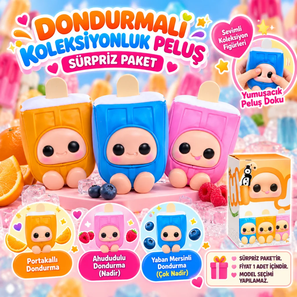 Dondurma Peluşu Sürpriz Paket görsel 2