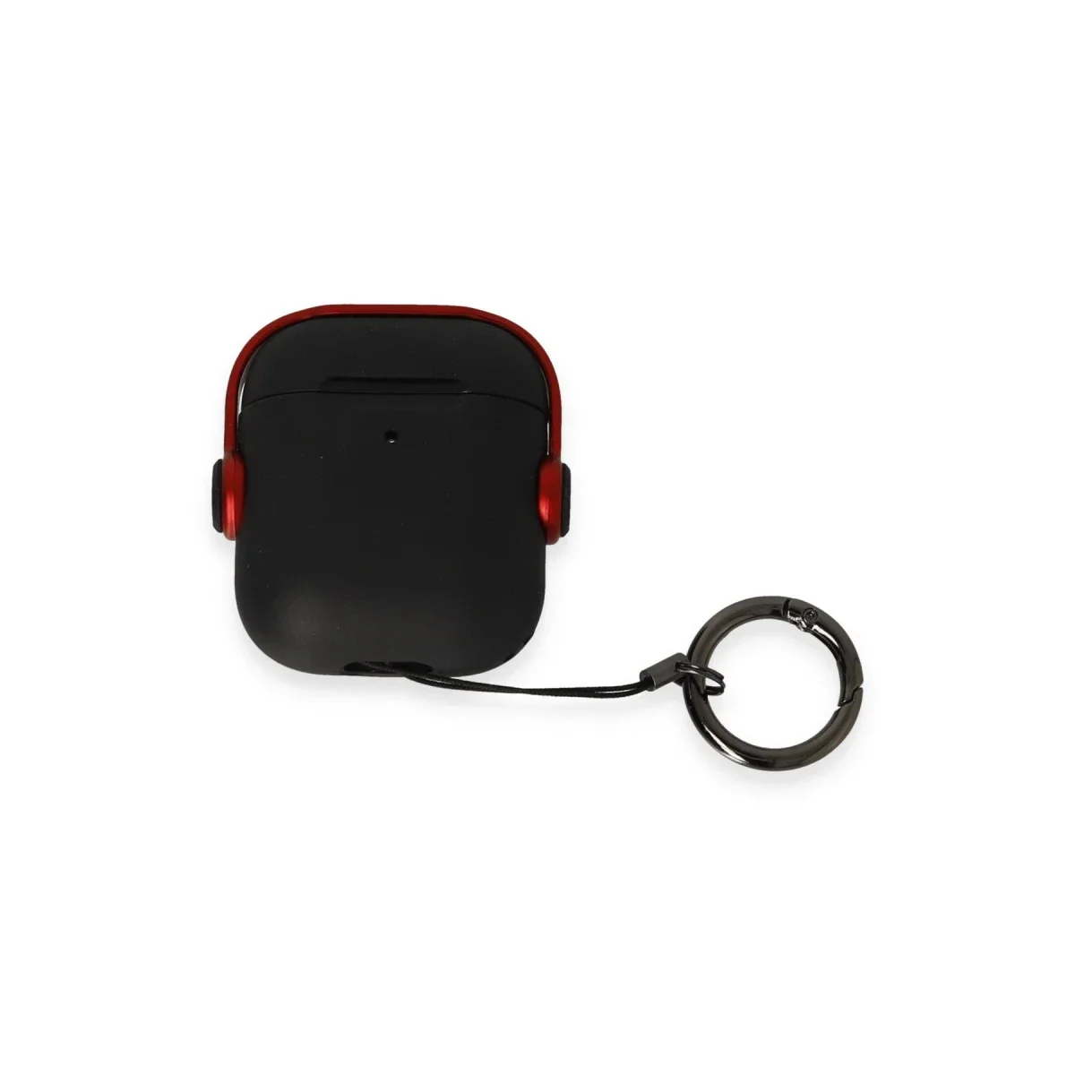 Apple Airpods 2 (2.nesil) Cool Kılıf - Siyah-Kırmızı