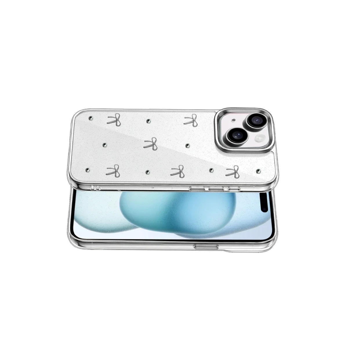 Apple iPhone 14 Fiyonk Desenli Kapak - Desen 5 görsel 3