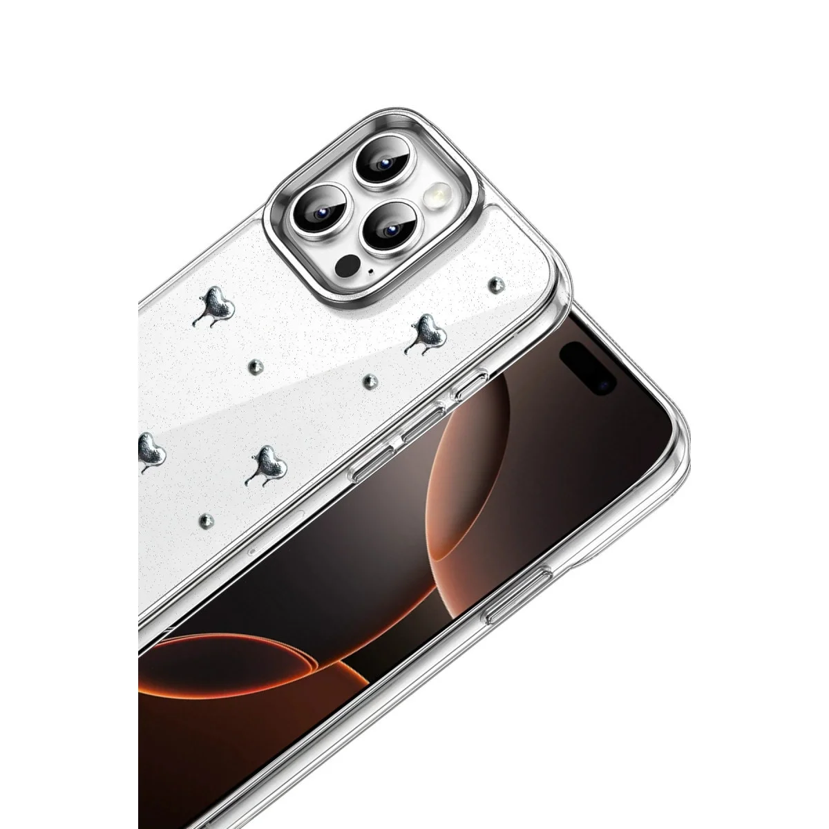 Apple İphone 16 Pro Max Fiyonk Desenli Kapak - Desen 1 görsel 2