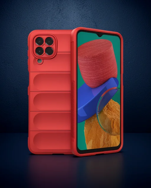 Samsung Galaxy M33 Kılıf Optimum Silikon - Kırmızı