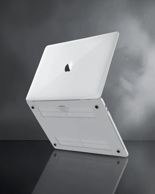 Apple Macbook Pro 13 2021 Macbook Buzlu Kapak - Şeffaf
