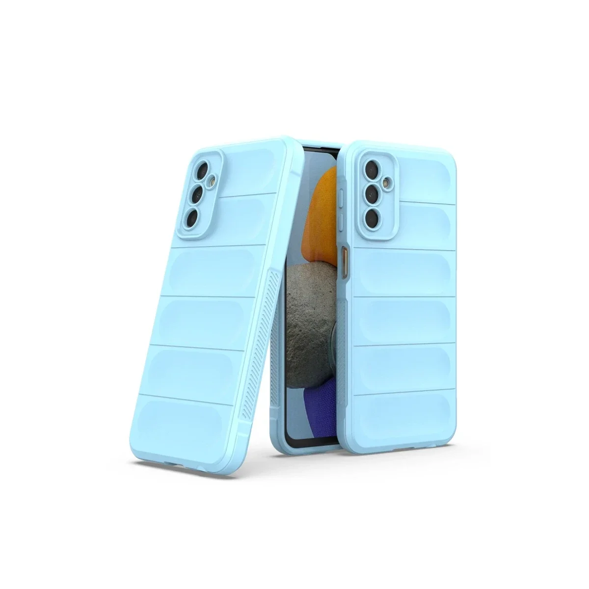 Samsung Galaxy M23 Kılıf Optimum Silikon - Sky Blue görsel 2