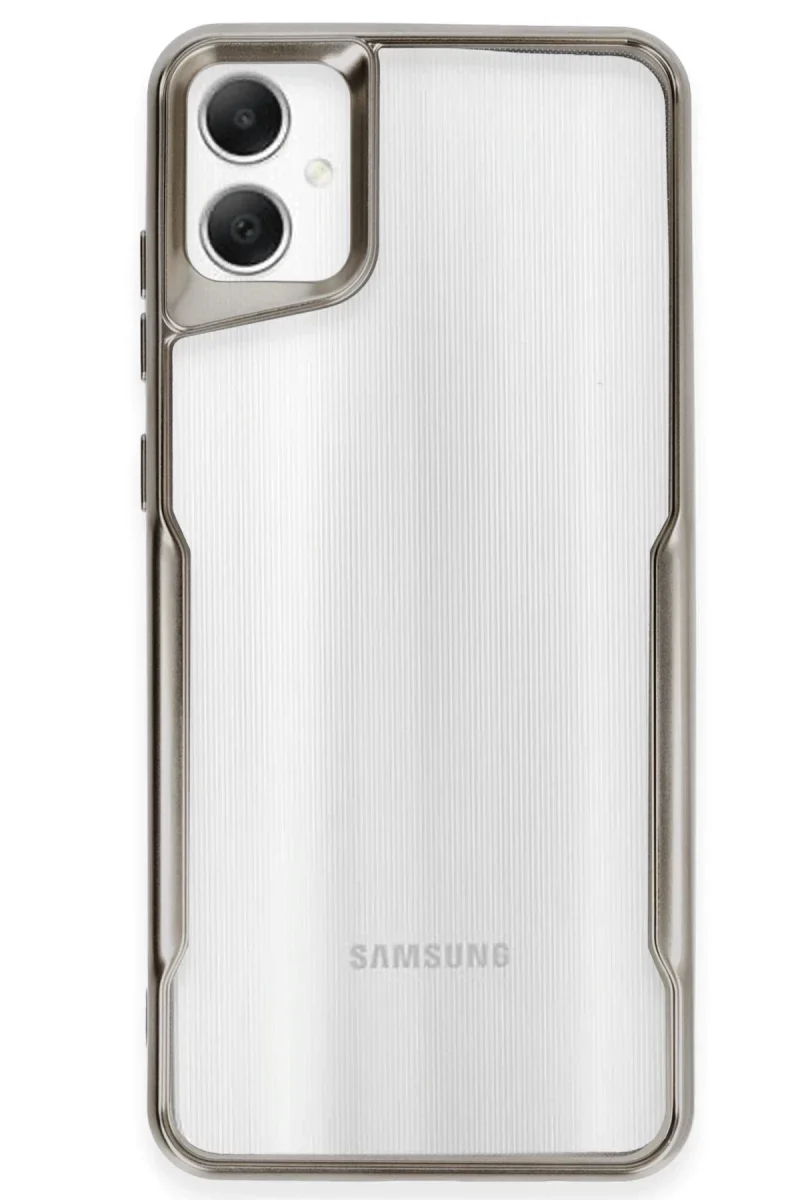 Samsung Galaxy A06 Kılıf Boyi Silikon Kapak - Titan Gri