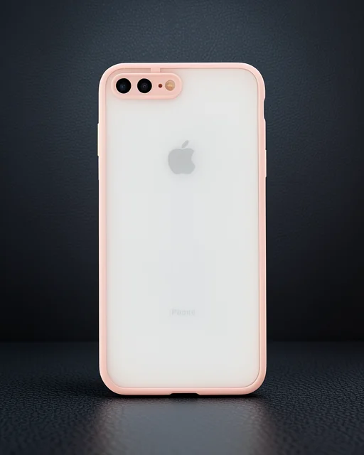 Apple İphone 7 Plus Kılıf Montreal Silikon Kapak - Pembe