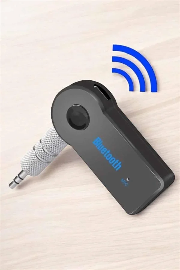 Tüm Araçlara Uyumlu Aux Car Bluetooth Kablosuz Araç Bağlantı Kiti görsel 5