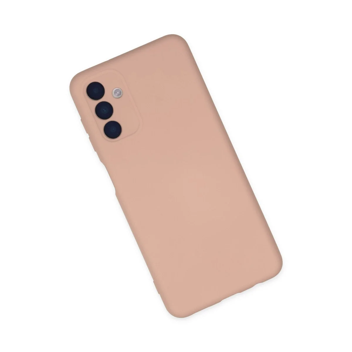 Samsung Galaxy A04s Kılıf Nano İçi Kadife Silikon - Pudra görsel 3