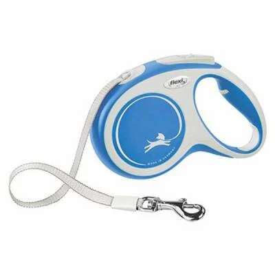 New Comfort Otomatik Şerit Köpek Gezdirme Tasması Small 5 Mt Mavi