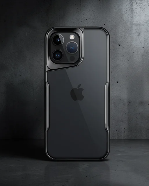 Apple İphone 15 Pro Kılıf Boyi Silikon Kapak - Siyah