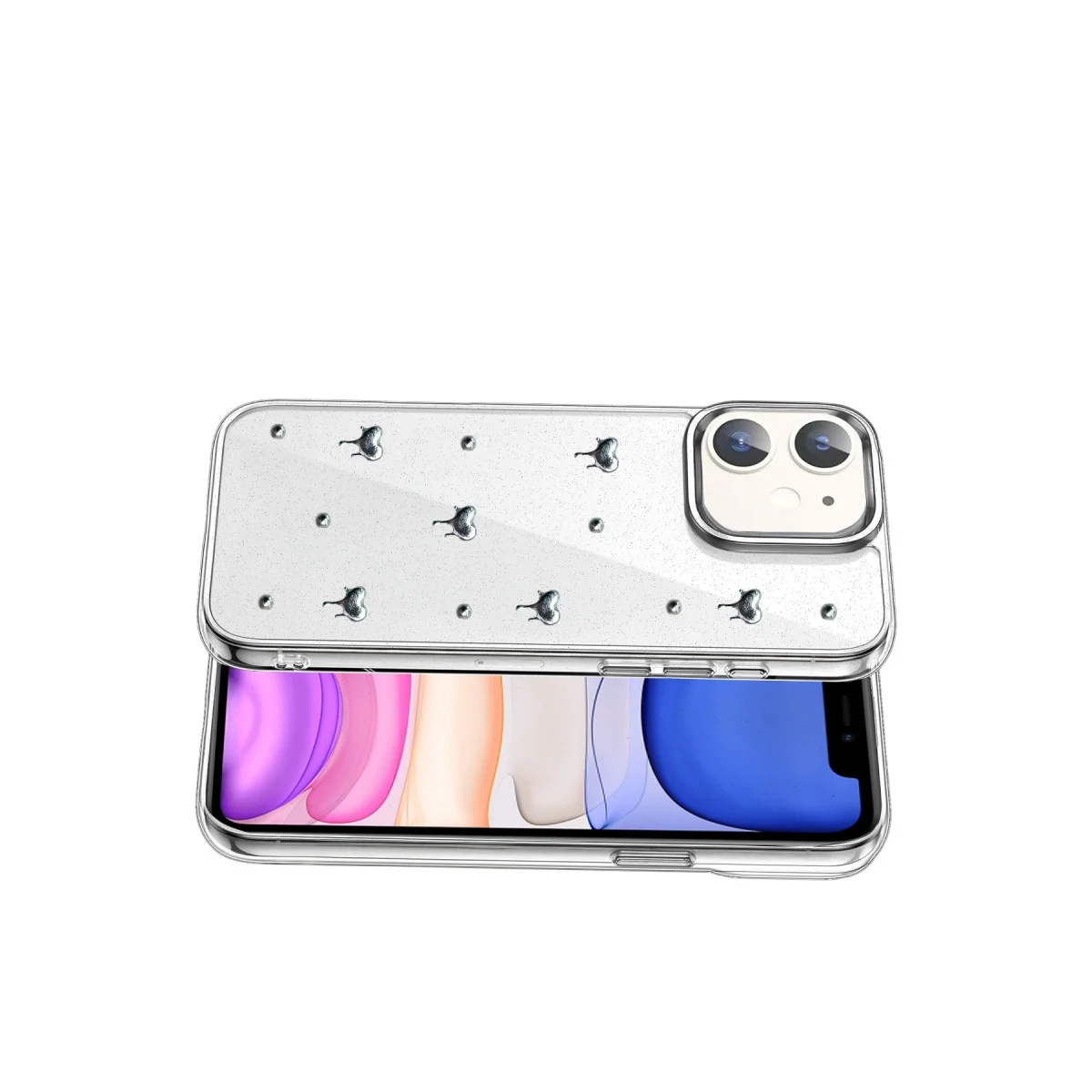 Apple İphone 11 Fiyonk Desenli Kapak - Desen 1 görsel 3