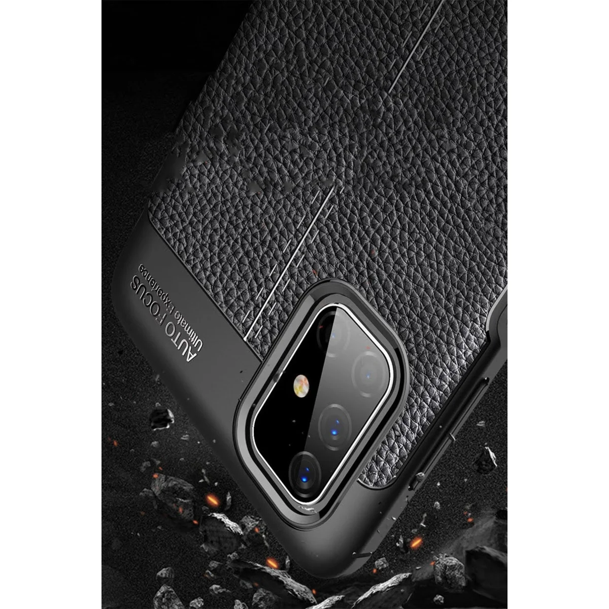 Samsung Galaxy M51 Kılıf Auto Focus Kapak - Kırmızı görsel 4