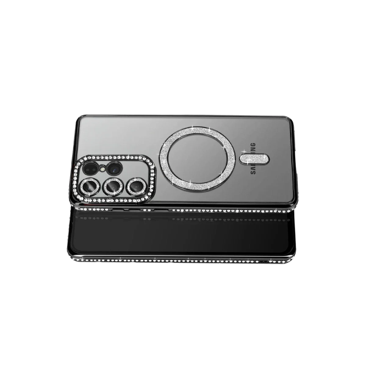 Samsung Galaxy S26 Ultra Joke Simli Magneticsafe Kılıf - Siyah görsel 3