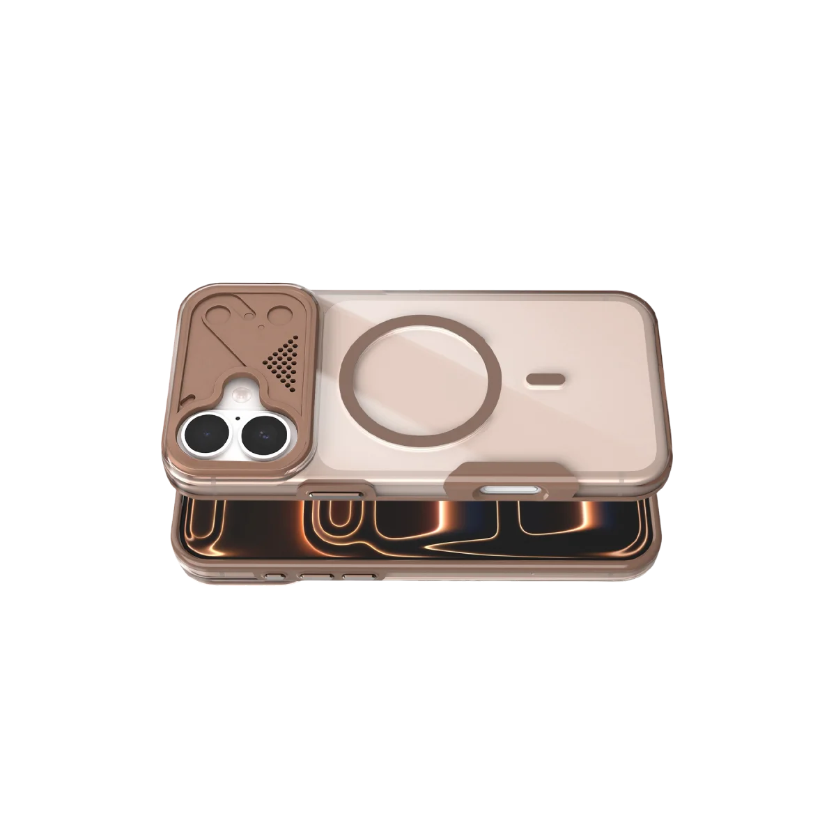 Joko Apple iPhone 16 Zinko Magsafe Kapak - Çöl Titanyum görsel 3