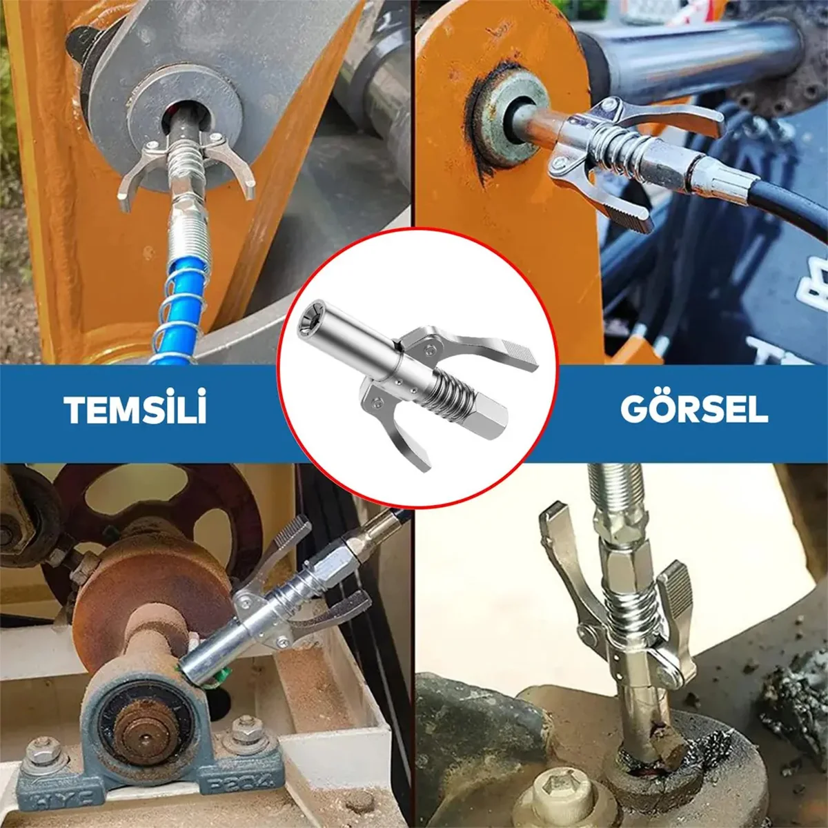 Mandallı Gres Pompa Ucu görsel 4