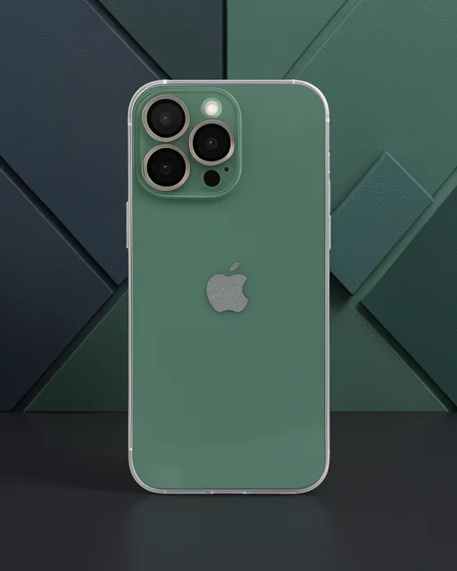 Apple İphone 13 Pro Kılıf Luko Lens Silikon -yeşil