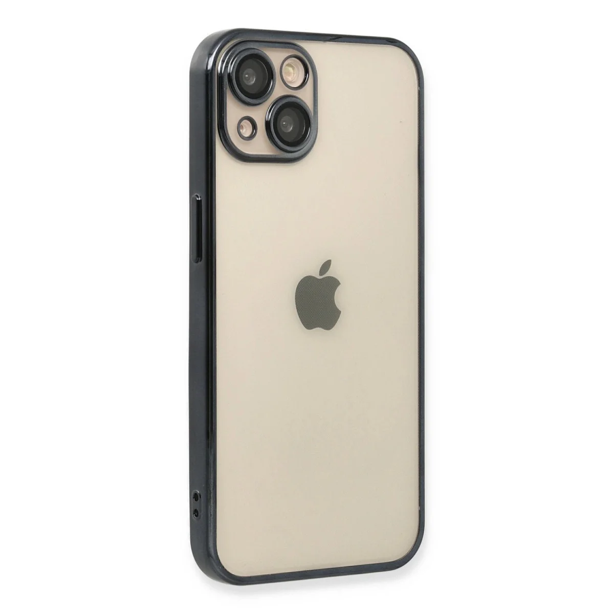 Apple İphone 14 Plus Kılıf Razer Lensli Silikon - Siyah görsel 2