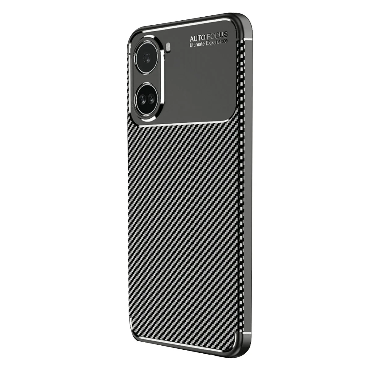 Xiao Poco X7 Pro Kılıf Auto Focus Karbon Kapak - Siyah görsel 2