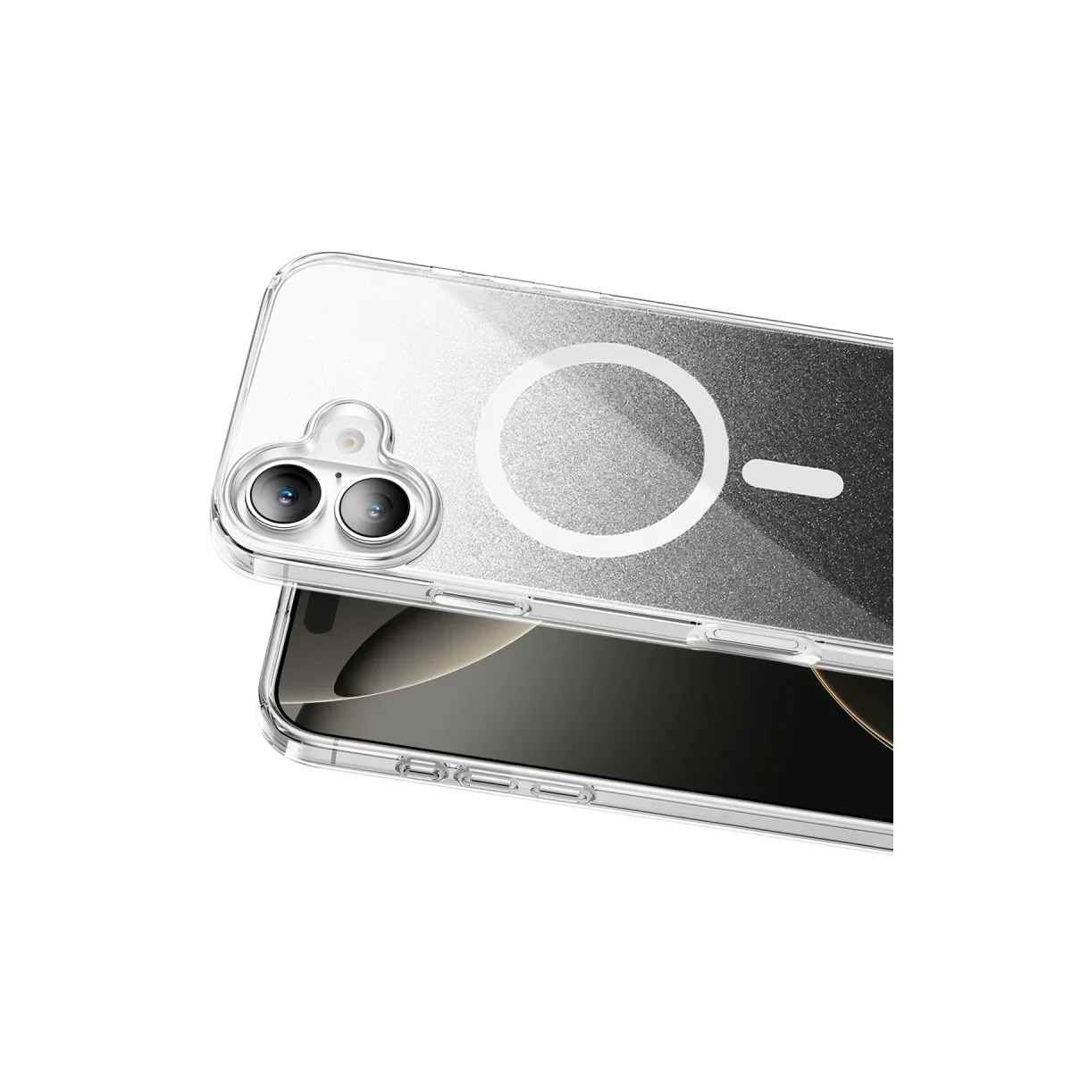 Onegif Apple iPhone 17 Sora Simli Magsafe Kapak - Siyah görsel 2