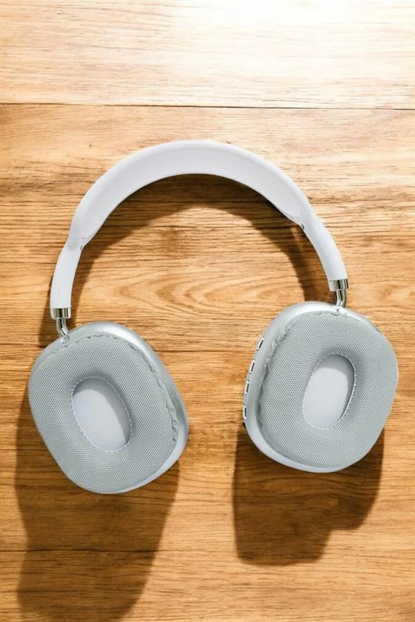 P9 Plus Kablosuz Kulak Üstü Bluetooth Kulaklık Beyaz krofonlu Kulaküstü Kablosuz Kulaklık görsel 4