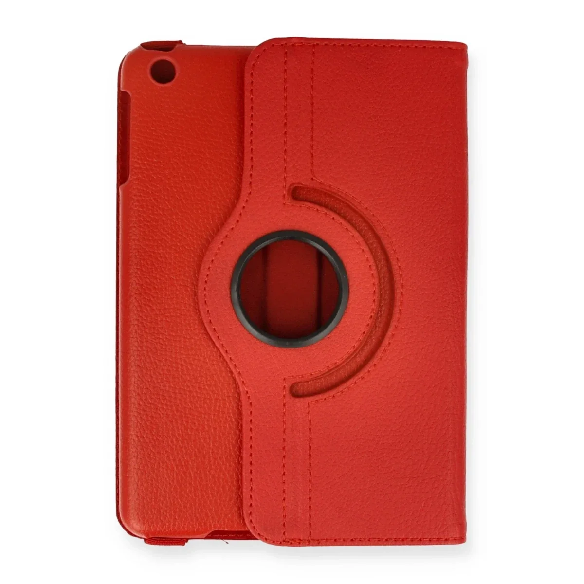 Apple iPad Mini 1 Kılıf 360 Tablet Deri Kılıf - Kırmızı görsel 2
