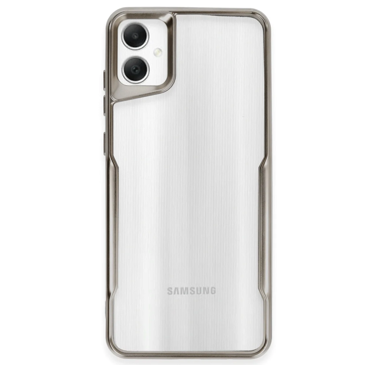 Samsung Galaxy A06 Kılıf Boyi Silikon Kapak - Titan Gri