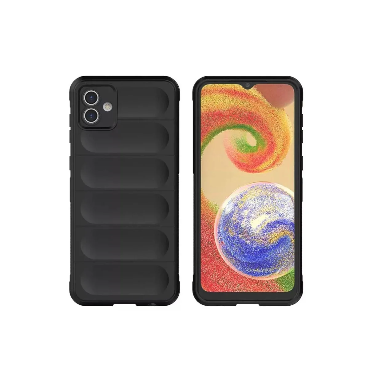 Samsung Galaxy A05 Kılıf Optimum Silikon - Siyah görsel 2