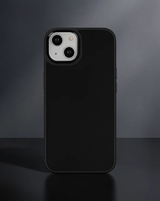 Apple İphone 14 Plus Kılıf Asya Deri Silikon - Siyah